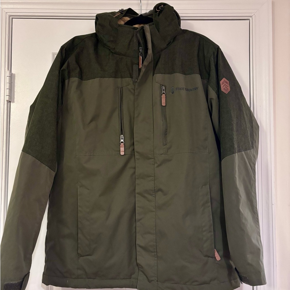 Free Country Men's Dark Green Performance Jacket